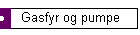 Gasfyr og pumpe